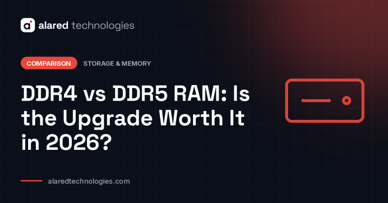 A DDR4 memory module next to a DDR5 memory module, showing the different notch positions